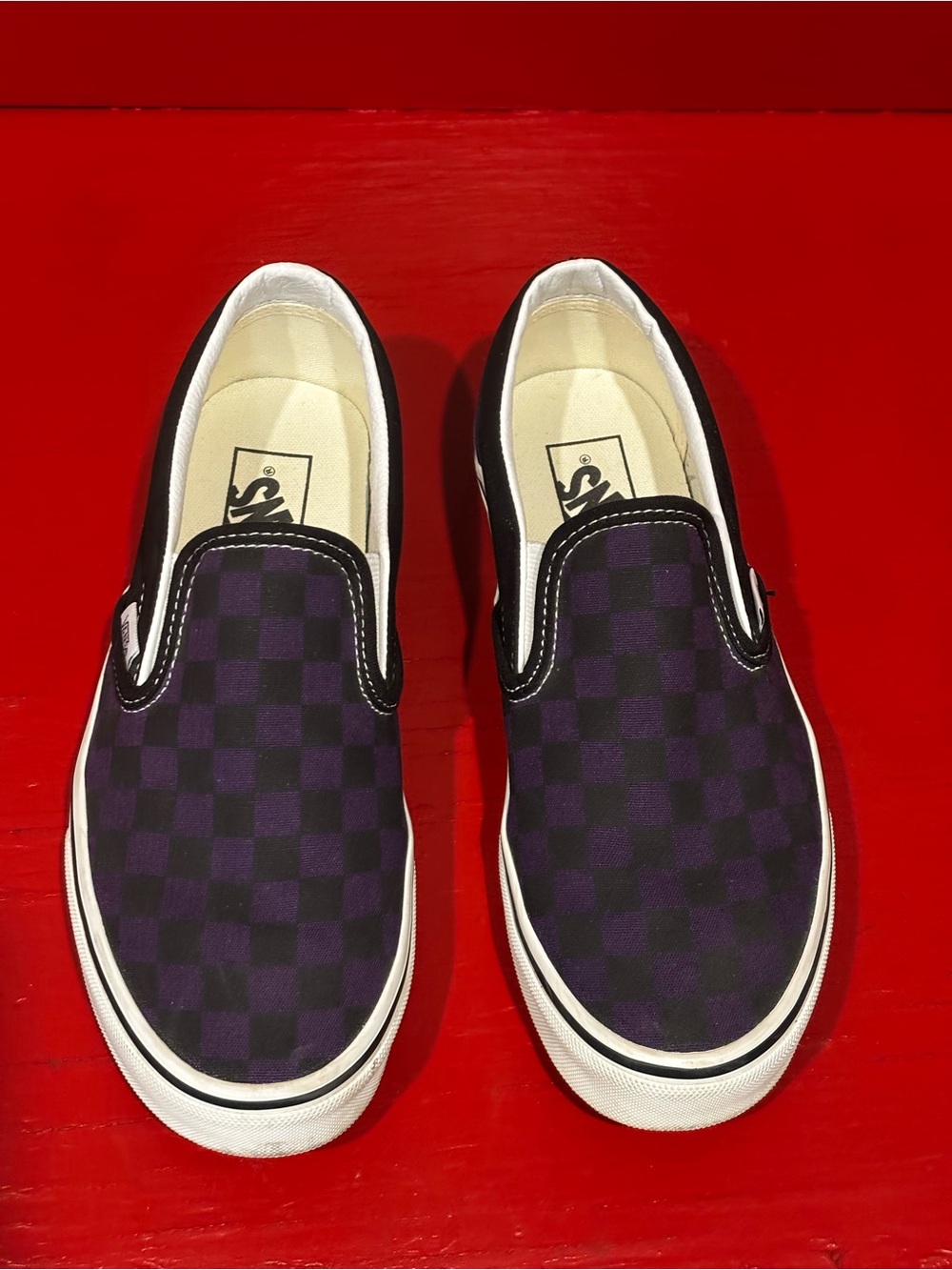 VANS Classic Slip On Checkerboard Sneakers